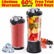 Electric Juice Maker Portable Blender Smoothie Mini Juicer Fruit Machine 600ml
