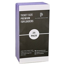 3,5x7,25 entradas Toploaders portadores eventos deportivos, talones, conciertos mangas 3x7