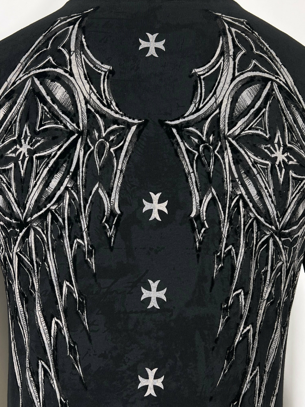 Xtreme Couture by Affliction Men's T-Shirt Stone Ranger Biker Cross - Picture 8 of 12