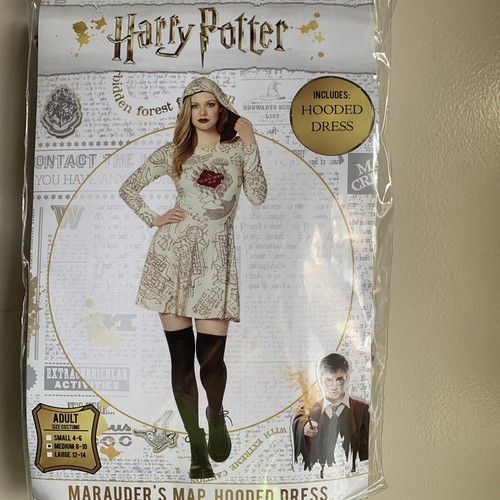 Marauder's Map Hooded Dress Harry Potter Size L (12/14) - Bild 5 von 6