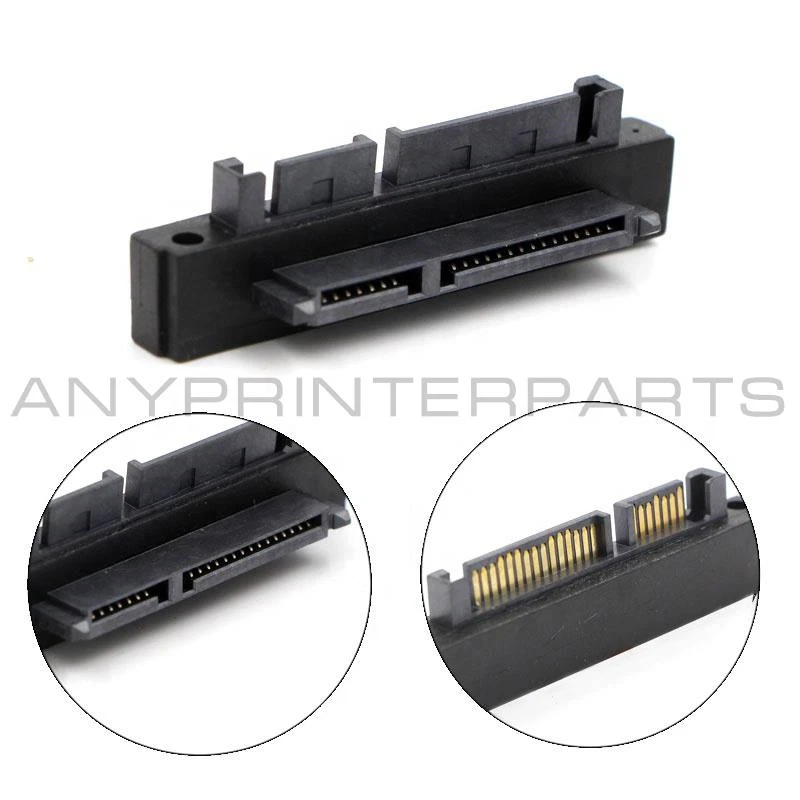 Serial ATA 7 & 15 (22-Pin) Male to SATA 22-Pin Female Right Angle Adapter - Image 2 of 3