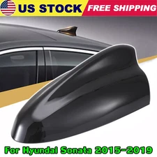 GPS Black Shark Fin Antenna Cover Signal AM/FM Aerial For Hyundai Sonata 2015-19