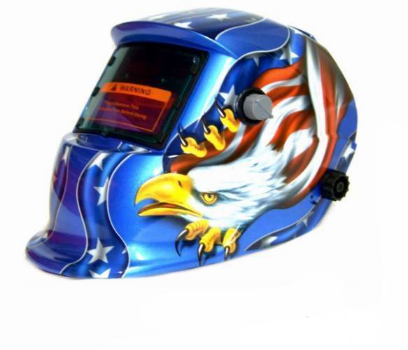 Welding Helmet SOLAR MIG MASK  AUTO Darkening American Eagle Sta