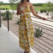 NWT ZARA Cotton Printed Midi Dress ZW Collection Multicolored 3473/174 S M XL
