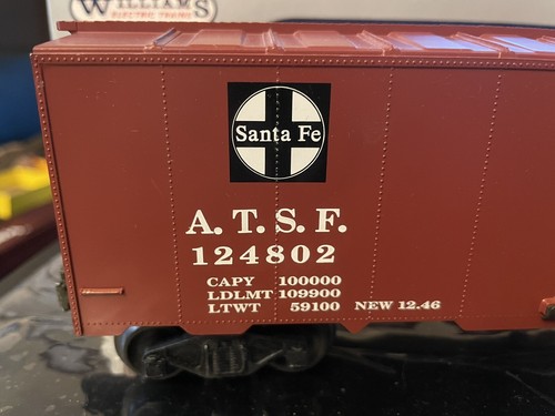 Williams Freight Car No 27 SFE Map Box Car Wal #27 - Picture 2 of 7