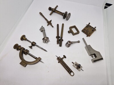 Lot De 4 Outils Horlogers Anciens – Pinces Et Accessoires – Occasion – Parfait Pour Collectionneurs