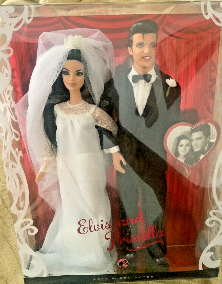 Elvis Priscilla Collector Edition Doll Set #L9632 Pink Label New