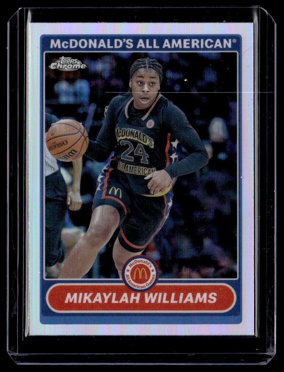2023-24 MCDONALD'S ALL AMERICAN MIKAYLAH WILLIAMS MCDONALD'S #47 REFRACTOR