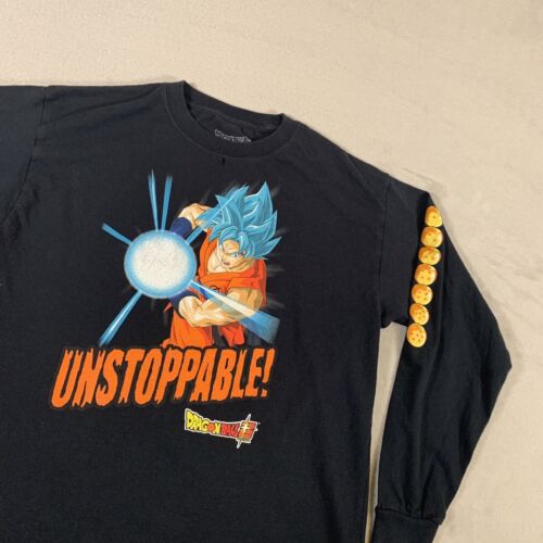 Dragon Ball Super Shirt Youth XL Black Goku Casual Outdoors Anime Manga Boys U42 - Picture 6 of 14