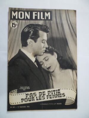 MEIN FILM NR. 264 12.09.1951 MICHEL AUCLAIR GENEVIEVE PAGE ALIDA VALLI ARLETTE BIRNE