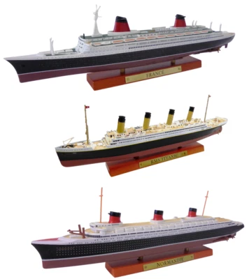 TITANIC + FRANCE + NORMANDIE Passagierdampfer 1:1250 Schiff Boot Miniatur PA5 - Bild 1 von 4