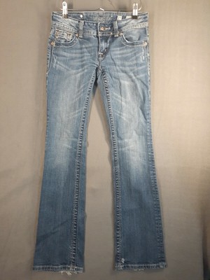 Miss Me Blue Jeans JP5082B12 Boot Angel 