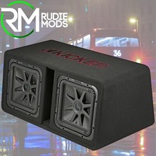 Kicker KA45DL7R122 L7R DUAL 12" VENTED LOADED ENCLOSURE - 2 OHM 1200W