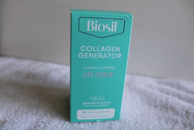 Biosil Collagen Generator with ch-OSA  30 Liquid Caps, Exp: 4/2026