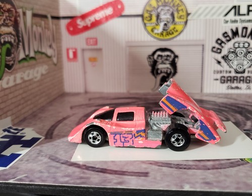👓Hot Wheels 1989🏁SOL-AIRE CX-4 Pink-Purple⭐BW COLOR RACERS #5607 Malaysia Used - Picture 3 of 9