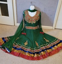 INDIAN PAKISTANI SALWAR KAMEEZ. ANARKALI DRESS LONG MAXI DRESS