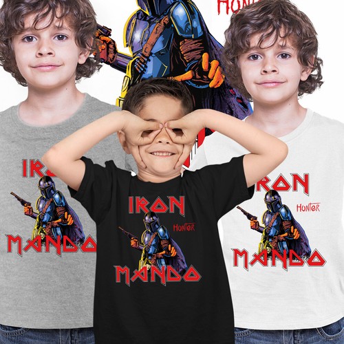 Iron Mando Hunter T-shirt Mandalorian Star This Is The Way Baby Yoda Fans - Picture 10 of 18