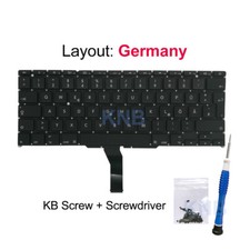 New For Macbook Air 11" A1370 A1465 Keyboard German Layout 2011-2015 Years