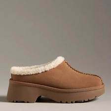 NEW UGG Size 10 Women's New Heights Cozy Clogs - Chestnut