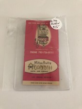 Vintage Las Vegas Matchbook Aladdin Hotel And Casino Unstruck