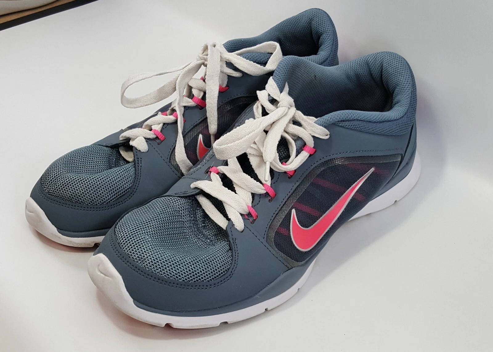 SCARPE DA CORSA NIKE FLEX TRAINING 4 DONNA TAGLIA 11 GRIGIO ROSA 643083 404