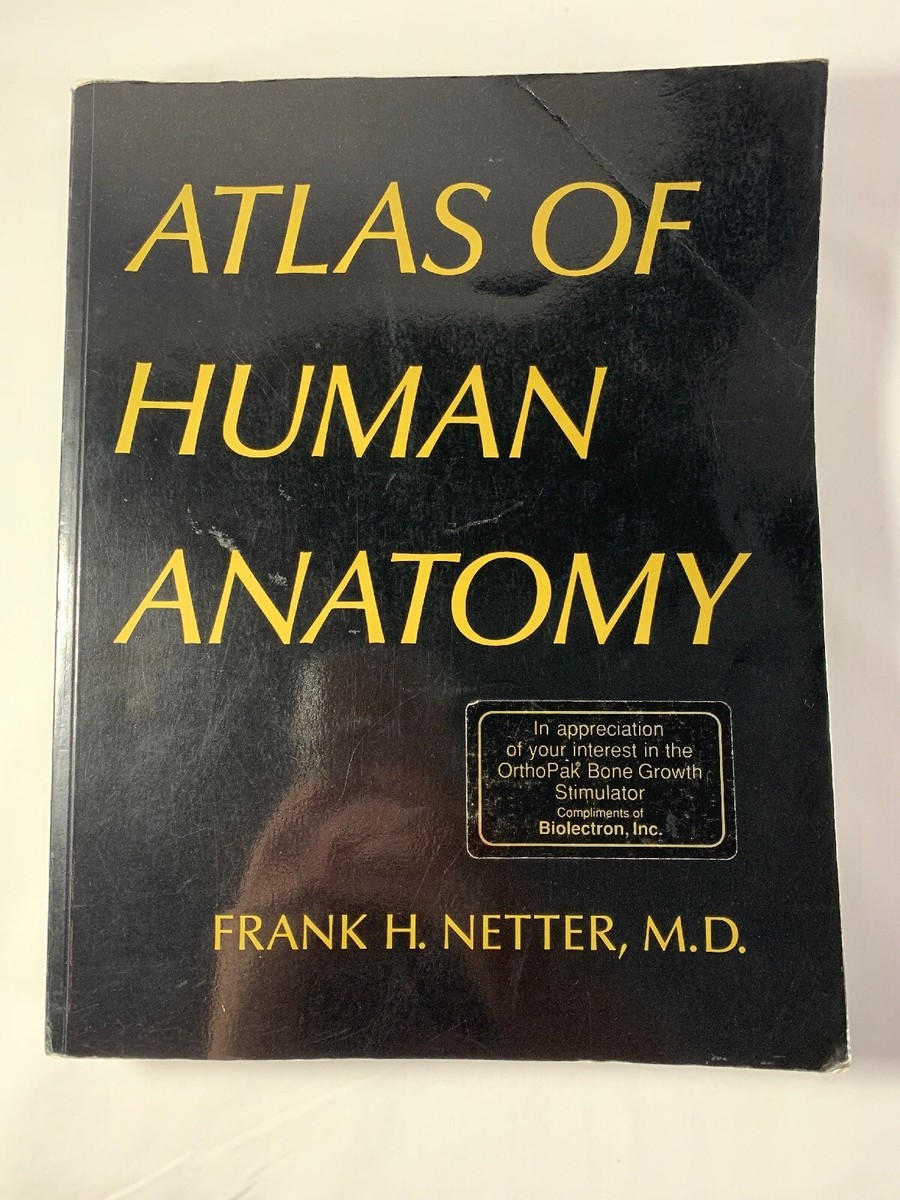 ATLAS OF HUMAN ANATOMY - Frank H. Netter, MD 4th Printing
