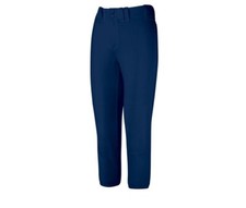NWT Mizuno WOMEN'S BELTED SOFTBALL PANT Size Medium, Navy