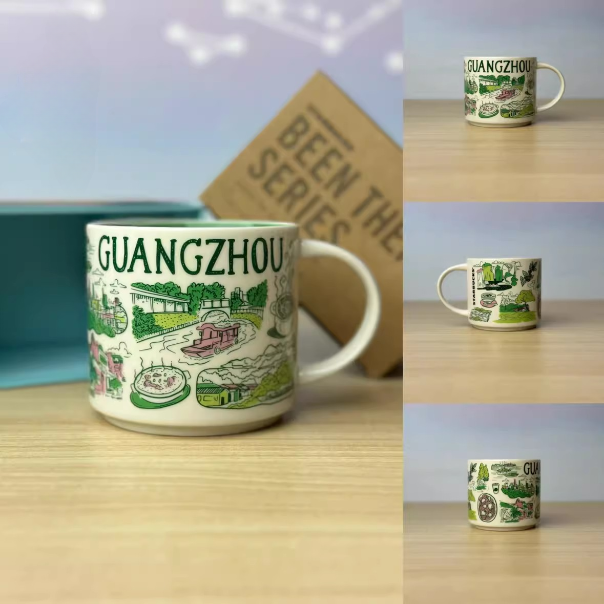 New Starbucks 2022 China Been There Series BTS Guangzhou 14oz Mug