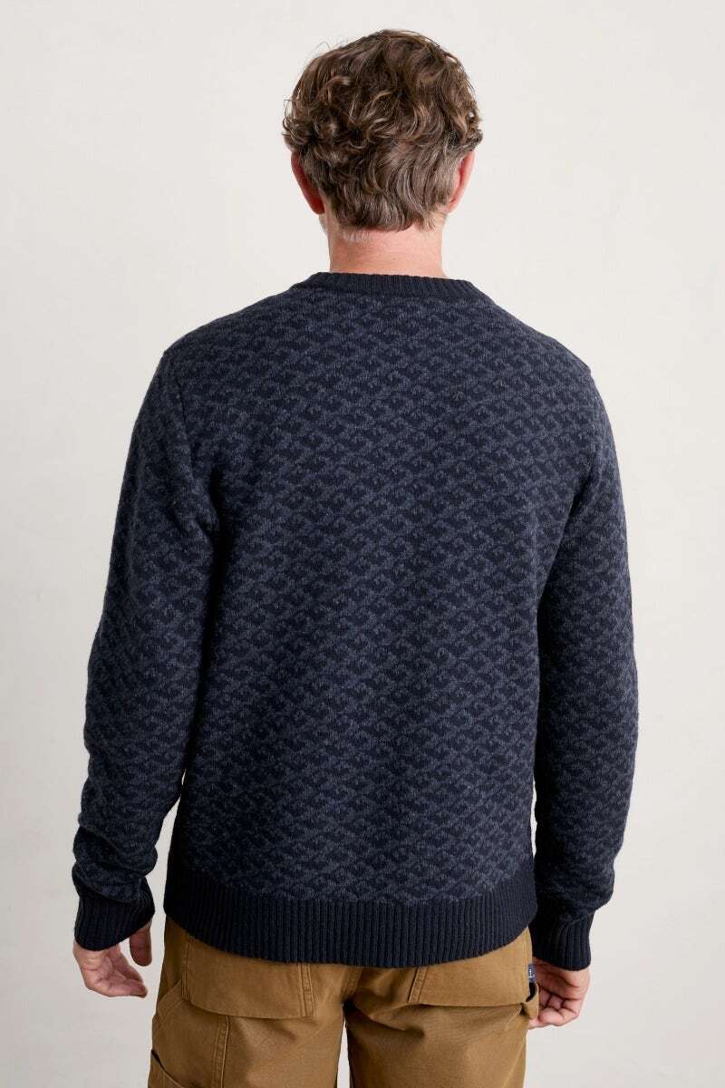 Seasalt Men's Jumper blue Men's Tope Jumper Regular North Water