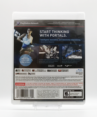 PORTAL 2 Playstation 3 PS3 Brand New & Factory Sealed 151903088265