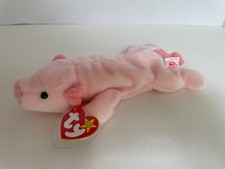 ty Beanie Baby -"SQUEALER," the pink pig, MWMT 1993