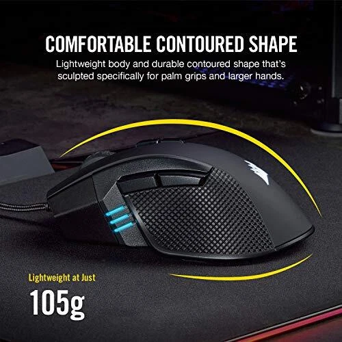 CORSAIR IRONCLAW RGB Wired FPS/MOBA Gaming Mouse – 18,000 DPI – 7 - Image 4 of 4