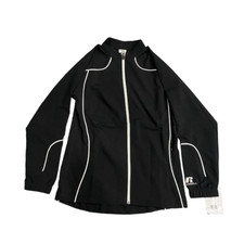 Russell Athletic Women's Black Team Prestige Full Zip Athletic Sportswear Jacket