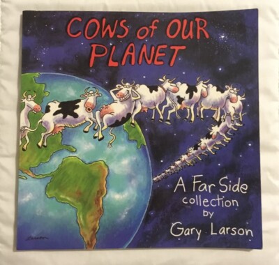 ''Cows Of Our Planet'' Softcover Book by Gary Larson - 1992
