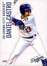 2019 Oklahoma City Dodgers Choice 4 Daniel Castro Sonora Mexico MX Baseball Card