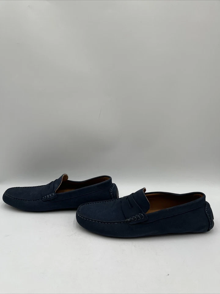 Men’s Vince Camuto Esmail Driving Loafer Navy Blue Size 10M - Image 3 of 4