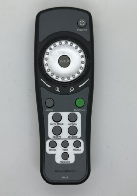 AverMedia RM-LH Remote Control Black Replacement Tested Works Great