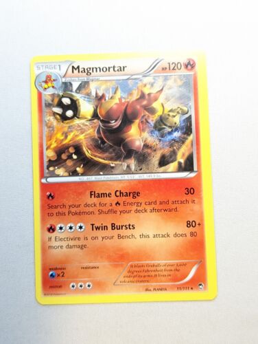 Magmortar - 11/111 - Rara - XY Furious Fists Tarjeta de Pokémon - SIN LÁMINA - Imagen 1 de 1