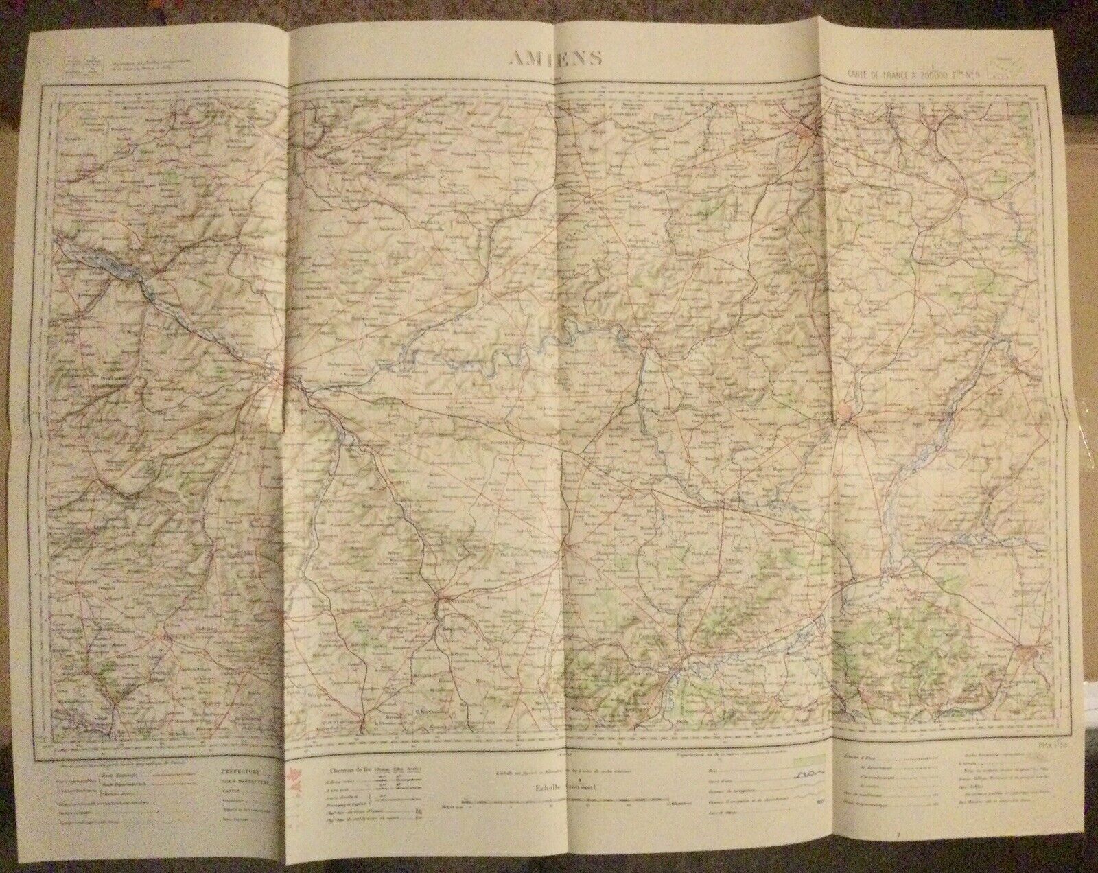 Cartes de France et des frontières type 1912, 12 Pièces. Échelle 1/200000. Laagste prijs