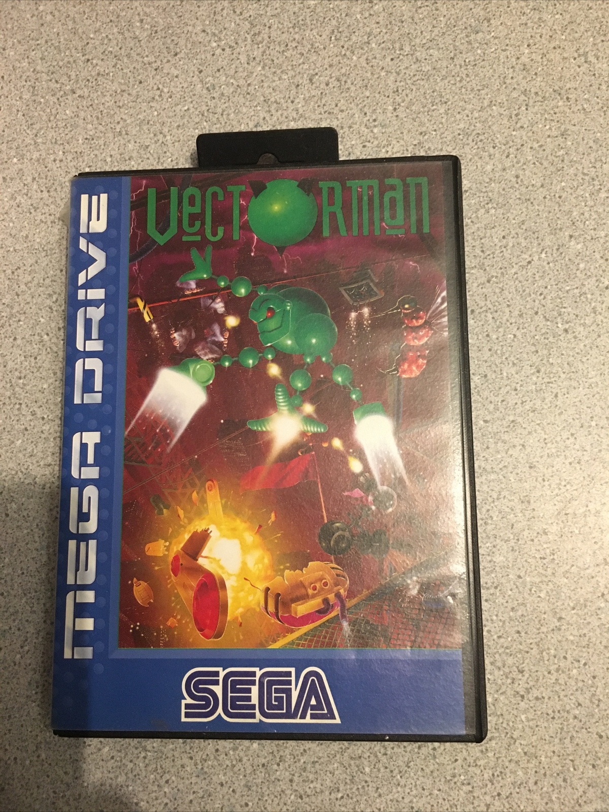 Vectorman  Sega Megadrive  in box No instructions Vector Man Mega Drive