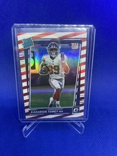 2021 Donruss Optic Kadarious Toney Freedom Parallel SSP Case Hit Giants