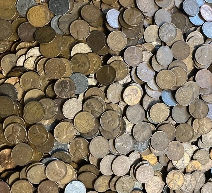 5 LBS UNSEARCHED LINCOLN WHEAT CENTS PENNIES FROM ESTATE SALE 5POUND LOT🔥. - Image 3 of 4