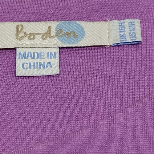 Boden Fit & Flare Midikleid Gr. 12 Lavendel Lila Ponte Strick dehnbar gefüttert - Bild 7 von 9