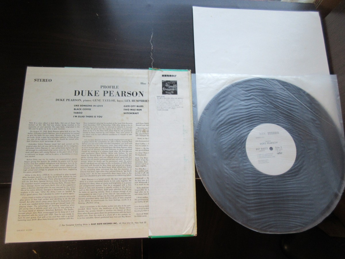 Duke Pearson Profile Japan Promo Vinyl LP w OBI GXK-8212 Bluenote