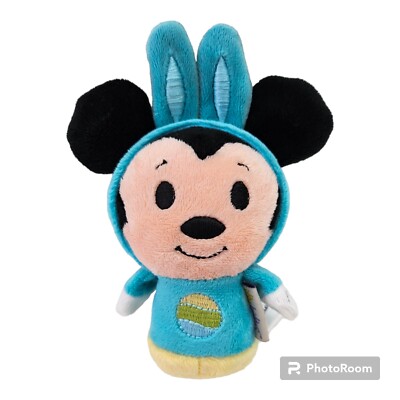 Hallmark Itty Bittys Easter Bunny Mickey Mouse Limited Edition Plush 6'' Stuffed 