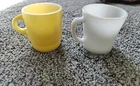 Lot of 2 Vintage Fire King Anchor Hocking Coffee Cup Mugs