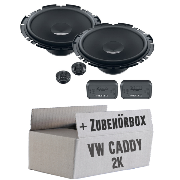 Vw Caddy Life 2K Front - Hertz 16Cm Lautsprecher 160Mm Boxen TüR Vorne Einbauset-image