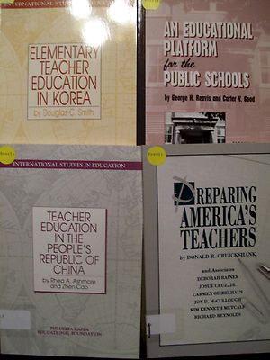 Lot of 4 Educational Platform l, Teacher Education in Korea & China and.........