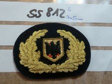Zoll Abzeichen M&uuml;tze Golden Handgestickt 1 St&uuml;ck (ss812)