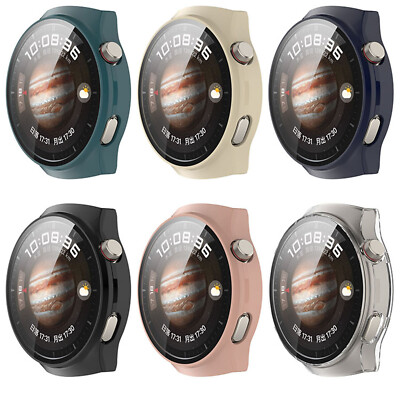 Für HUAWEI WATCH 4 Pro Space Edition Uhren Schutz Hülle Uhr Bildschirm Abdeckung